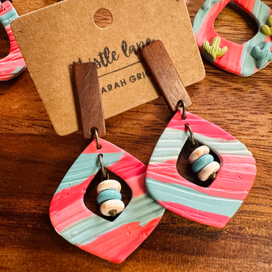 Polymer Clay Earrings #97