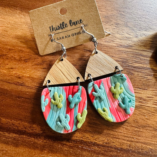 Polymer Clay Earrings #47