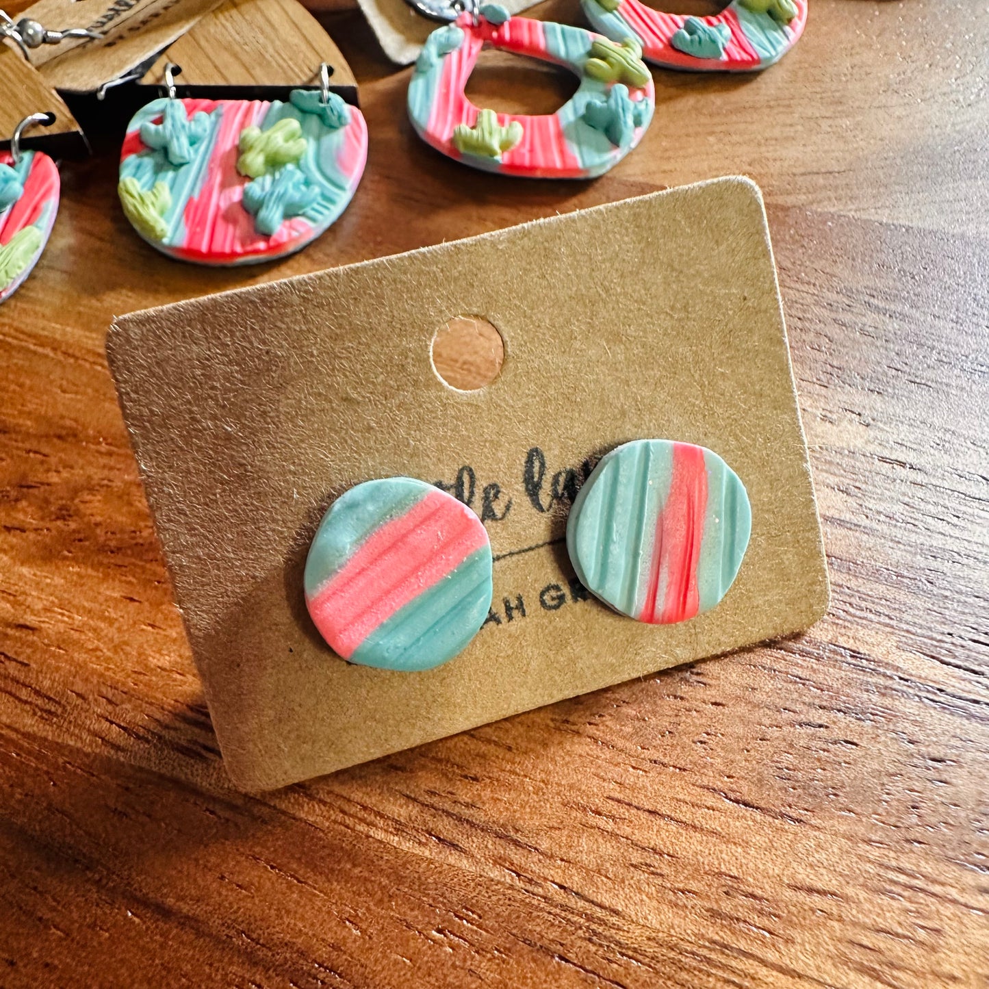 Polymer Clay Earrings #71