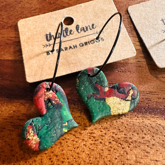 Polymer Clay Earrings #105