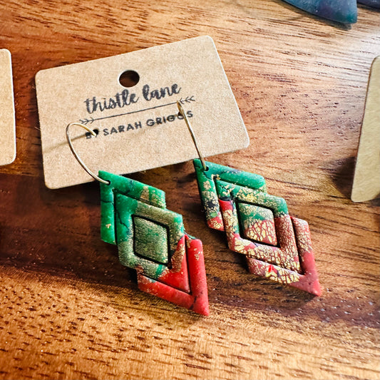 Polymer Clay Earrings #87